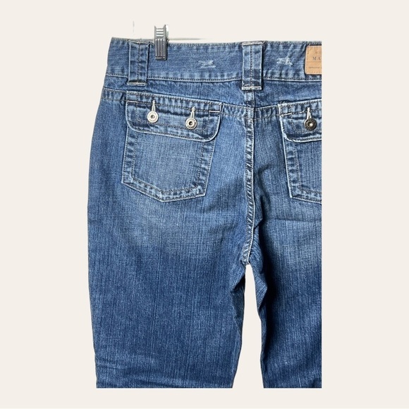 0846. MAURICES DENIM JEANS SIZE 9/10 MEDIUM‎ WASH IN COLOR - Picture 8 of 9